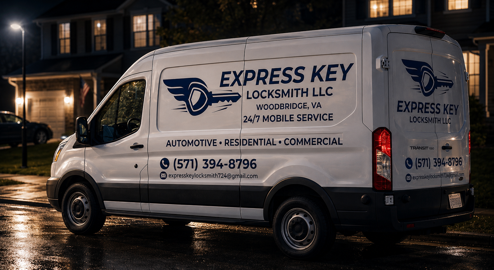 Express Key Locksmith service truck